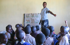 children in nursery class
